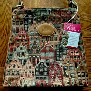 New with tags Royal Tapiserrie crossbody.